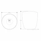 Vasque à poser en Résine et Poudres Minérales en Forme de Seau - Seau Viadurini