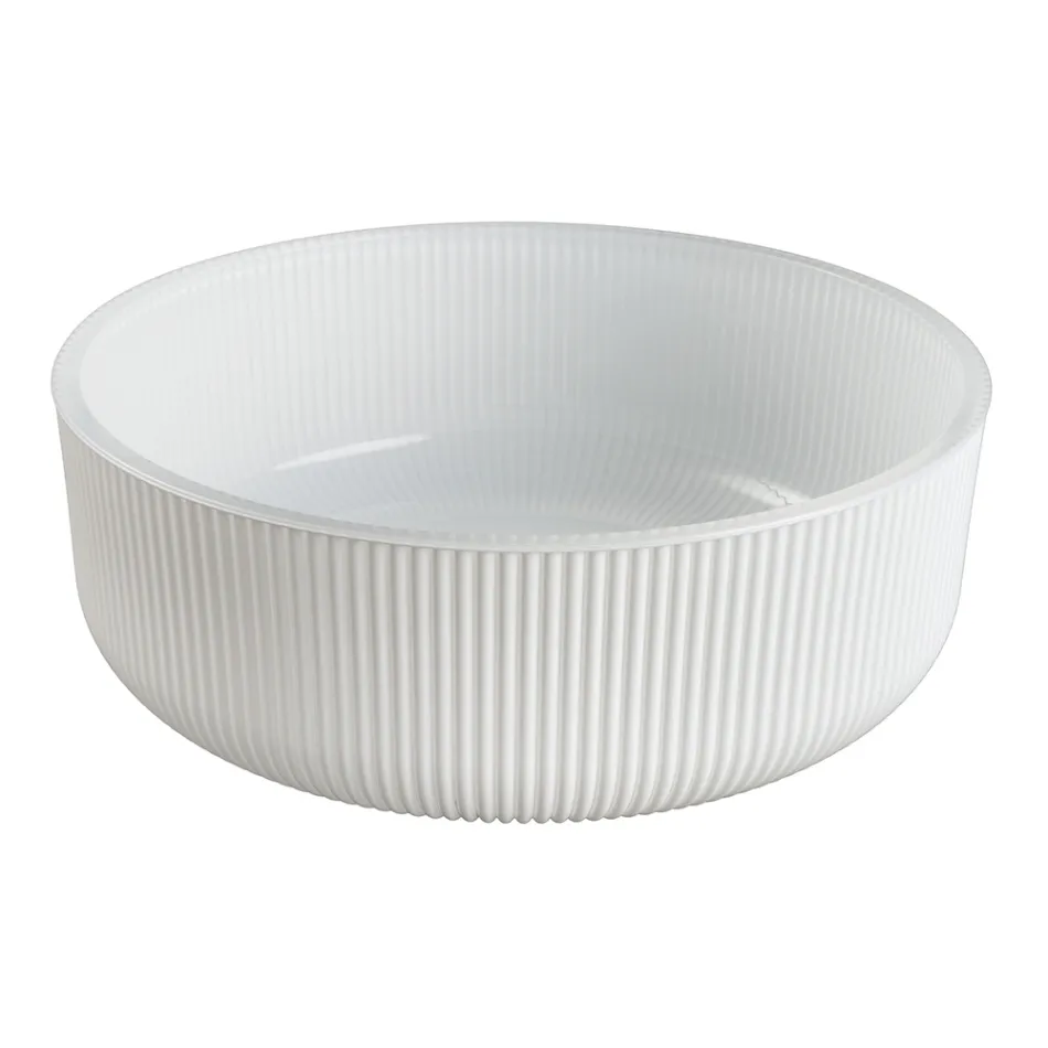 Vasque à poser en verre vénitien peint et recouvert de résine - Excelsior Viadurini