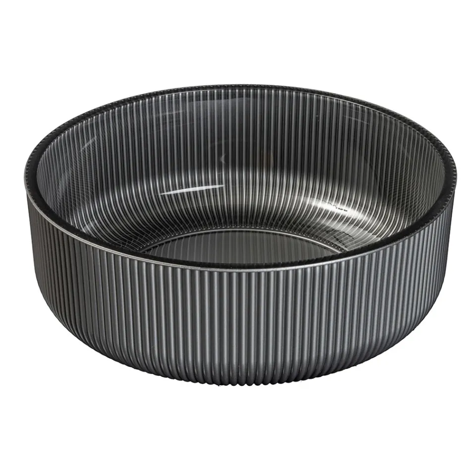 Vasque à poser en verre vénitien peint et recouvert de résine - Excelsior Viadurini