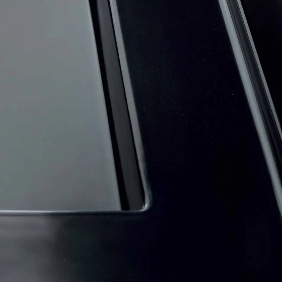 support de lavabo moderne icône en céramique noire Alice Céramique Viadurini