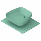 Lavabo à poser en céramique moderne fabriqué en Italie, Reale Viadurini