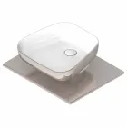 Lavabo à poser en céramique moderne fabriqué en Italie, Reale Viadurini