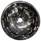 Vasque à poser en marbre moderne avec fossiles - Mesagne Viadurini