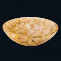 Lavabo à poser moderne en résine de synthèse et agate Petra