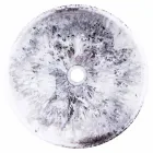 Vasque à poser moderne en résine marron et noire - Dogliola Viadurini