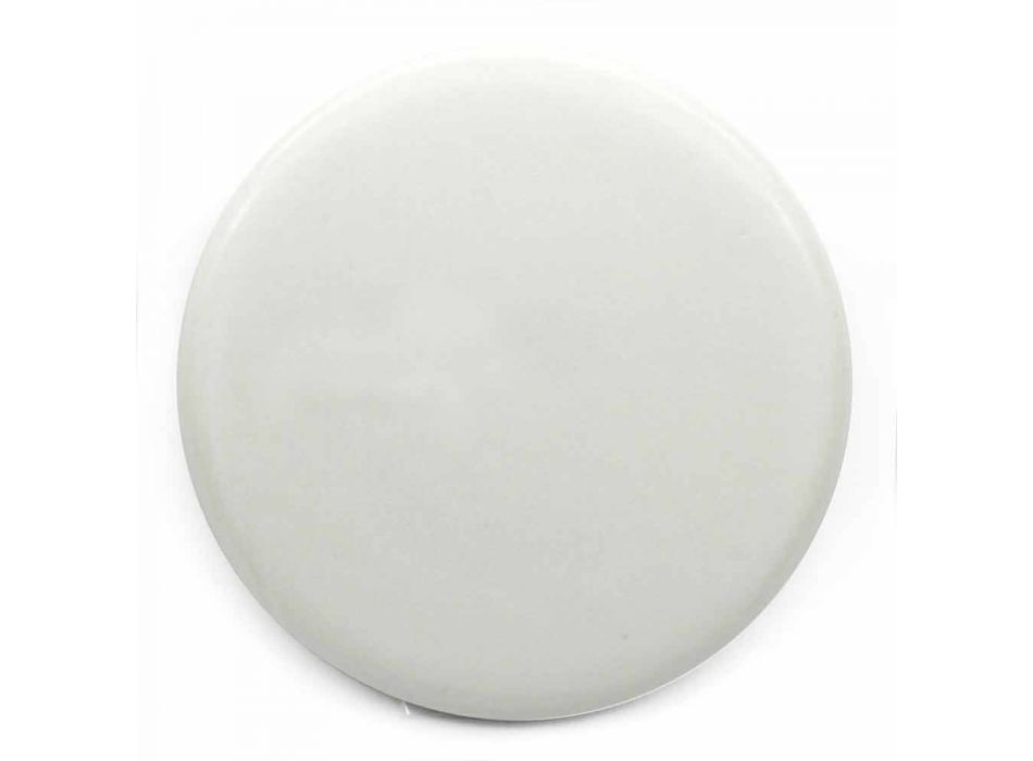 Lavabo à poser ou suspendu en céramique blanche ou colorée 2 tailles - Malvina Viadurini