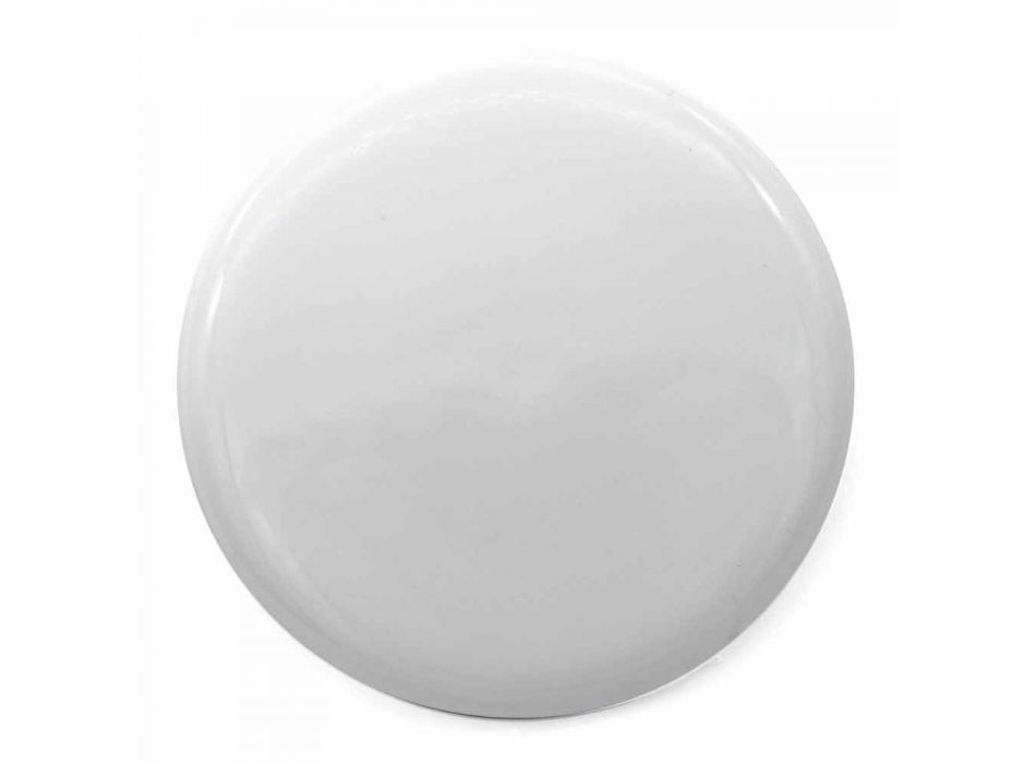 Lavabo à poser ou suspendu en céramique blanche ou colorée 2 tailles - Malvina Viadurini