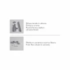 Lavabo à poser en céramique rectangulaire fabriqué en Italie - Loi Viadurini