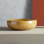 Lavabo de salle de bain à poser en argile réfractaire fabriqué en Italie - Tallone Viadurini