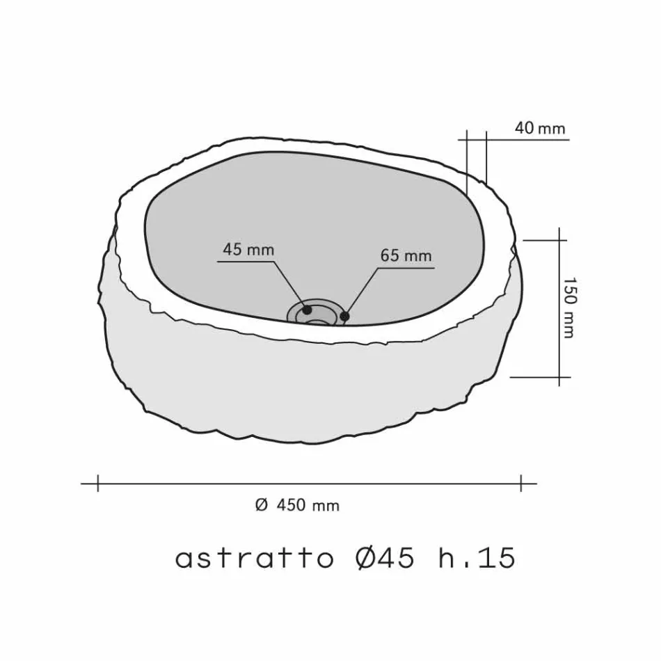 Comptoir soutien Piece marbre beige Mumbai Viadurini