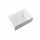 Lavabo carré design moderne fabriqué en Italie, Lavis Viadurini