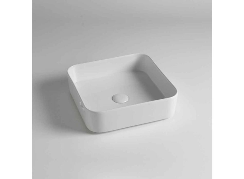 Vasque à poser en céramique de conception moderne Made in Italy - Dable Viadurini