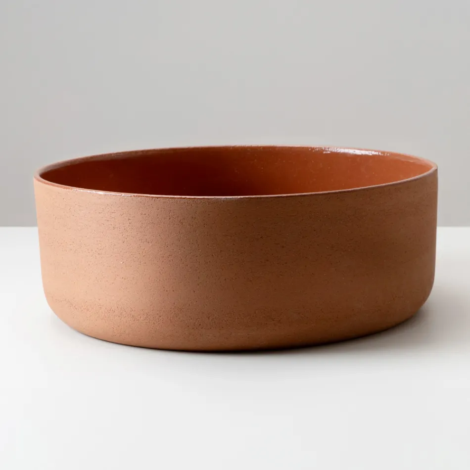 Vasque à poser en terre naturelle, disponible en différentes finitions - Balance Viadurini