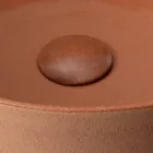 Vasque à poser en terre naturelle, disponible en différentes finitions - Balance Viadurini