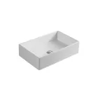 Vasque rectangulaire à poser en céramique au design moderne - Papavero Viadurini