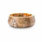 Lavabo à poser rond en Pure Onyx Design Unique - Ramiro Viadurini