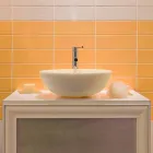 Soutien comptoir ronde Beige Aiguisé avec Nusa externe Viadurini