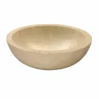 Soutien comptoir ronde Beige Aiguisé avec Nusa externe Viadurini