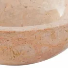 de lavabo rond en pierre naturelle Red Job Viadurini