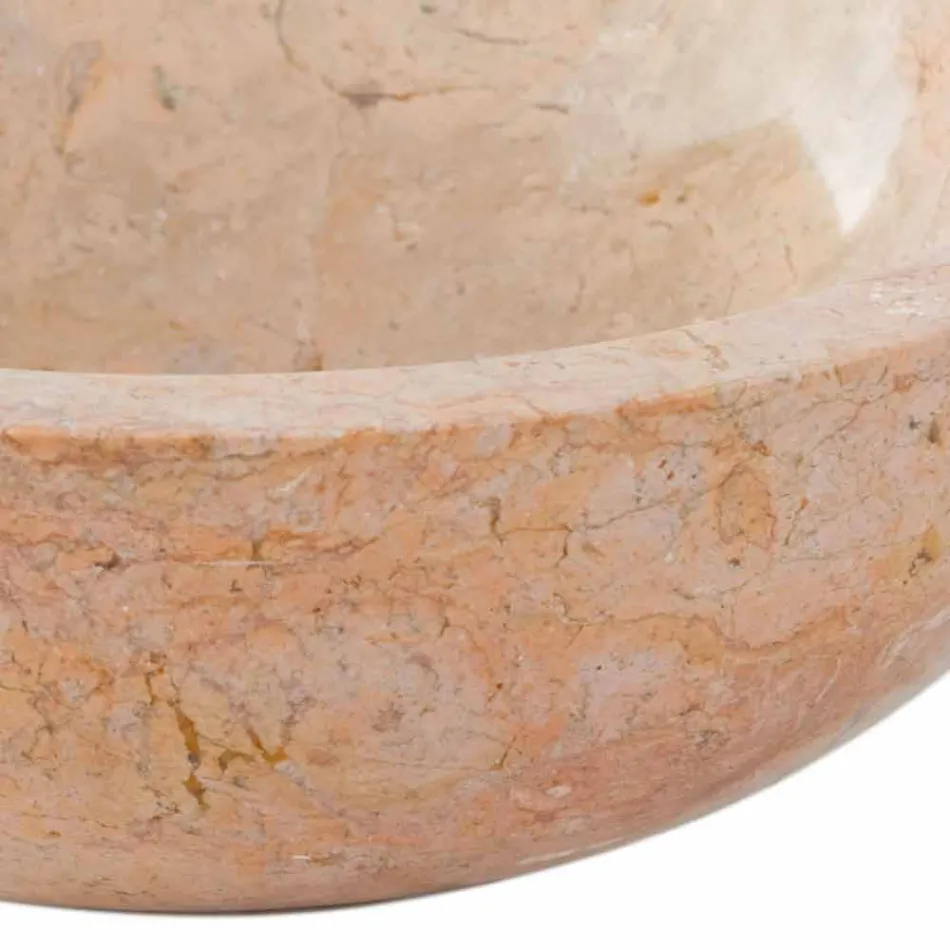 de lavabo rond en pierre naturelle Red Job Viadurini