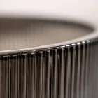 Vasque à poser ronde en verre vénitien Plissè Made in Italy - Zircon Viadurini