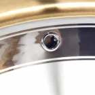 Lavabo baroque encastrable en terre cuite fait main en Italie, Egée Viadurini