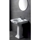 Vasque murale ou avec colonne en céramique L70cm Made in Italy Avise Viadurini
