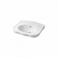Lavabo mural ou colonne en céramique 70cm Made in Italy Avise