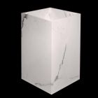 Lavabo au sol design géométrique en grès cérame 4 finitions - Calogero Viadurini
