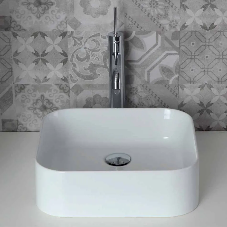 Lavabo design en céramique Made in Italy Leivi Viadurini