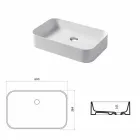 Lavabo design en céramique Made in Italy Leivi Viadurini