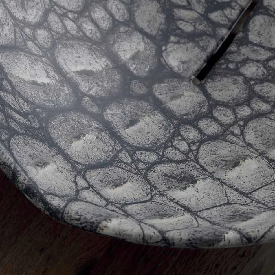 Lavabo à poser en céramique design fabriqué en Italie Viadurini