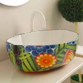 Lavabo de design d'appui en céramique dessiné fait en Italie, Oscar