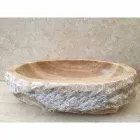 Vasque à poser design pour la salle de bain Laia en pierre naturelle Viadurini