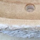 Vasque à poser design pour la salle de bain Laia en pierre naturelle Viadurini