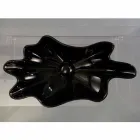 Vasque en céramique noire de comptoir design moderne fabriquée en Italie Rayan Viadurini