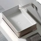 Lavabo à poser en céramique de design contemporain fabriqué en Italie Debora Viadurini