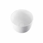 Lavabo suspendu circulaire autoportant fabriqué en Italie, Lallio Viadurini