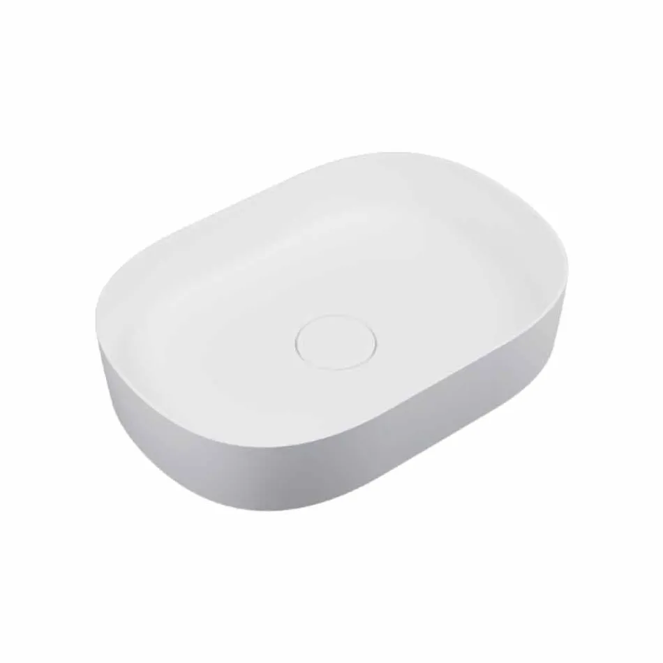 Lavabo à poser sur pied fabriqué en Italie, Formicola Viadurini