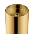 Lavabo design sur pied en acier inoxydable en différentes finitions - Jasmine Viadurini