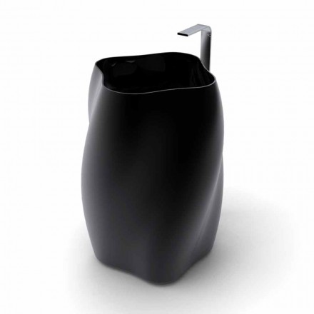lavabo autoportant de la conception de fleur moderne made in Italy Viadurini
