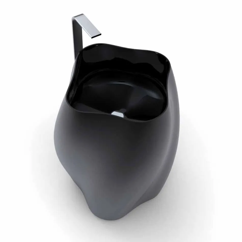 lavabo autoportant de la conception de fleur moderne made in Italy Viadurini