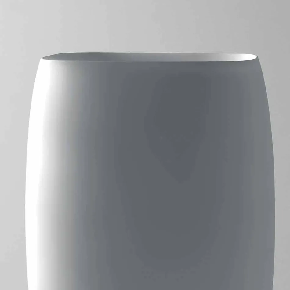 Lavabo sur pieds en céramique au design moderne Gais, fabriqué en Italie Viadurini