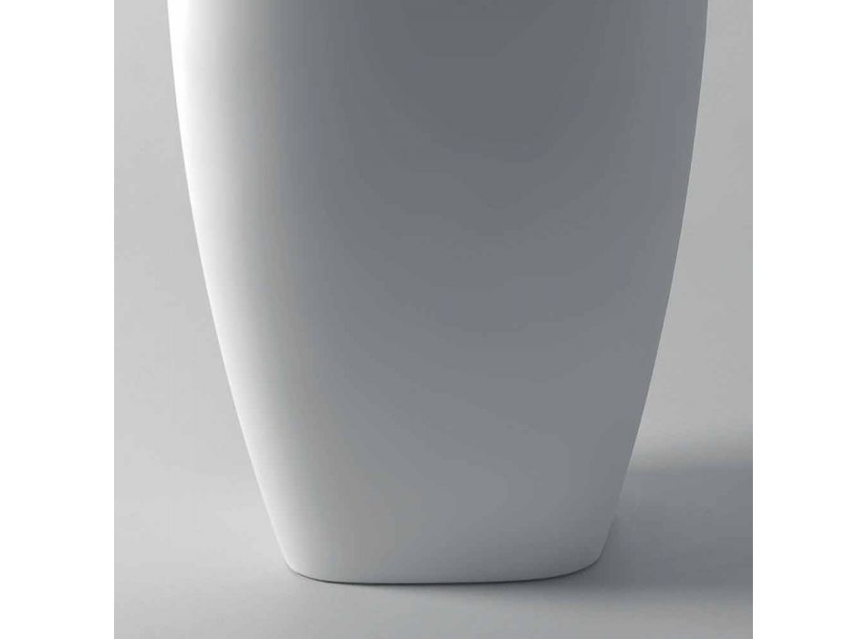 Lavabo sur pieds en céramique au design moderne Gais, fabriqué en Italie Viadurini