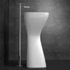 Lavabo sur pied en céramique moderne fabriqué en Italie, Firmino Viadurini