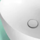 Lavabo moderne en céramique sur pied fabriqué en Italie, Basile Viadurini