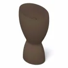 Lavabo moderne en céramique sur pied fabriqué en Italie, Basile Viadurini