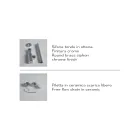 Design moderne Made in Italy Lavabo en céramique blanche ou colorée - Act Viadurini