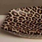 Vasque à poser Cheetah en céramique fabriquée en Italie par Laura Viadurini