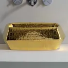 Lavabo à poser moderne en céramique fabriqué en Italie Simon Viadurini